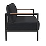 Flash Furniture Lea Indoor/Outdoor Patio Loveseat with Cushions, Black/Charcoal (GM2010272SCH)~#|#~sp152804785_sc7