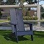 Flash Furniture Sawyer Poly Resin Wood Adirondack Chair, Navy (JJC14509NV)~#|#~sp152804789_sc7