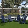 Flash Furniture Sawyer All-Weather Poly Resin Wood Adirondack Chairs, Navy, 4/Pack (4JJC14509NV)~#|#~sp152804814_sc7