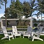 Flash Furniture Sawyer All-Weather Poly Resin Wood Adirondack Chairs, White, 4/Pack (4JJC14509WH)~#|#~sp152804928_sc7
