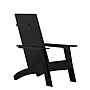 Flash Furniture Sawyer Poly Resin Wood Adirondack Chair, Black (JJC14509BK)~#|#~sp152804936_sc7