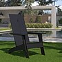 Flash Furniture Sawyer Poly Resin Wood Adirondack Chair, Black (JJC14509BK)~#|#~sp152804938_sc7
