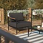 Flash Furniture Lea Indoor/Outdoor Patio Chair with Cushions, Black/Charcoal (GM2010271SCH)~#|#~sp152804962_sc7
