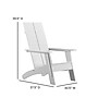 Flash Furniture Sawyer All-Weather Poly Resin Wood Adirondack Chairs, White, 2/Pack (2JJC14509WH)~#|#~sp152804989_sc7