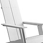 Flash Furniture Sawyer All-Weather Poly Resin Wood Adirondack Chairs, White, 2/Pack (2JJC14509WH)~#|#~sp152804991_sc7
