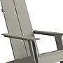 Flash Furniture Sawyer All-Weather Poly Resin Wood Adirondack Chairs, Gray, 2/Pack (2JJC14509GY)~#|#~sp152805025_sc7