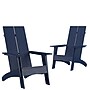 Flash Furniture Sawyer All-Weather Poly Resin Wood Adirondack Chairs, Navy, 2/Pack (2JJC14509NV)~#|#~sp152805129_sc7