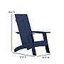 Flash Furniture Sawyer All-Weather Poly Resin Wood Adirondack Chairs, Navy, 2/Pack (2JJC14509NV)~#|#~sp152805136_sc7