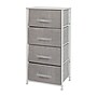 Flash Furniture 4 Drawer Vertical Storage Dresser, White/Light Gray (WX5L203XWHGR)~#|#~sp152885408_sc7