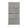 Flash Furniture 4 Drawer Vertical Storage Dresser, White/Light Gray (WX5L203XWHGR)~#|#~sp152885415_sc7