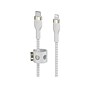 Belkin BOOST CHARGE PRO Flex 6.6' USB Type-C to Lightning Power Cable, Male to Male, White (CAA011BT2MWH)~#|#~sp152886031_sc7
