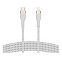 Belkin BOOST CHARGE PRO Flex 6.6' USB Type-C to Lightning Power Cable, Male to Male, White (CAA011BT2MWH)~#|#~sp152886032_sc7