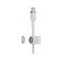Belkin BOOST CHARGE PRO Flex 6.6' USB Type-C to Lightning Power Cable, Male to Male, White (CAA011BT2MWH)~#|#~sp152886034_sc7
