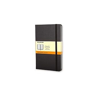 Moleskine Professional Notebooks, 3.5" x 5.5", Narrow Ruled, 96 Sheets, Black (701009)