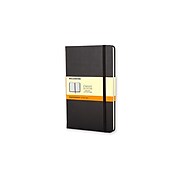 Moleskine Classic Notebook, Pocket, 3.5" x 5.5", Narrow Ruled, 96 Sheets, Black (701009)