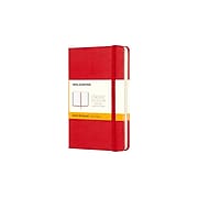 Moleskine Pocket 1-Subject Professional Notebook, 3.5" x 5.5", Narrow Ruled, 192 Sheets, Red (MM710RF)