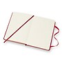 Moleskine Pocket 1-Subject Professional Notebooks, 3.5" x 5.5", Narrow Ruled, 96 Sheets, Red (930000)~#|#~sp152889587_sc7