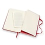 Moleskine Pocket 1-Subject Professional Notebooks, 3.5" x 5.5", Narrow Ruled, 96 Sheets, Red (930000)~#|#~sp152889588_sc7