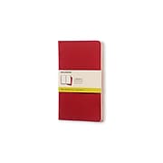 Moleskine Cahier Journals Red, Blank 5 In. X 8 1/4 In. Pack Of 3, 80 Pages Each [Pack Of 3] (3PK-9788862931038)