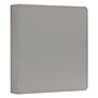 JAM Paper Heavy Duty 2" 3-Ring Non-View Binder, Silver Aluminum (301933555)~#|#~sp152889876_sc7
