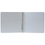 JAM Paper Heavy Duty 2" 3-Ring Non-View Binder, Silver Aluminum (301933555)~#|#~sp152889877_sc7