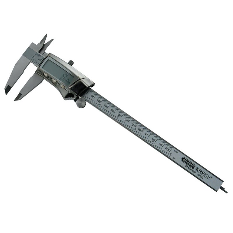 General Tools® 1478 Digital Fractional Caliper, 0 - 6" image 1