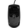 HP X500 Ambidextrous Optical USB Mouse, Black (E5E76AA#ABA)~#|#~sp153568410_sc7