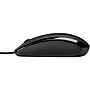 HP X500 Ambidextrous Optical USB Mouse, Black (E5E76AA#ABA)~#|#~sp153568411_sc7