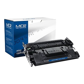 MICR Print Solutions Compatible Black High Yield MICR Toner Cartridge Replacement for HP 89X (CF289X)