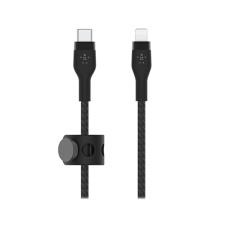 Belkin BOOST↑CHARGE PRO Flex Lightning to USB for iPhone/iPad, Black (CAA011bt2MBK) image 1