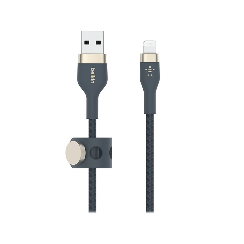 Belkin BOOST↑CHARGE PRO Flex Lightning to USB for iPhone/iPad/iPod Touch, Blue (CAA010bt2MBL) image 1