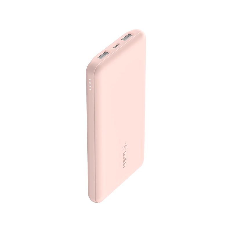 Belkin BOOST CHARGE USB Power Bank, 10000mAh, Rose Gold (BPB011BTRG) image 1