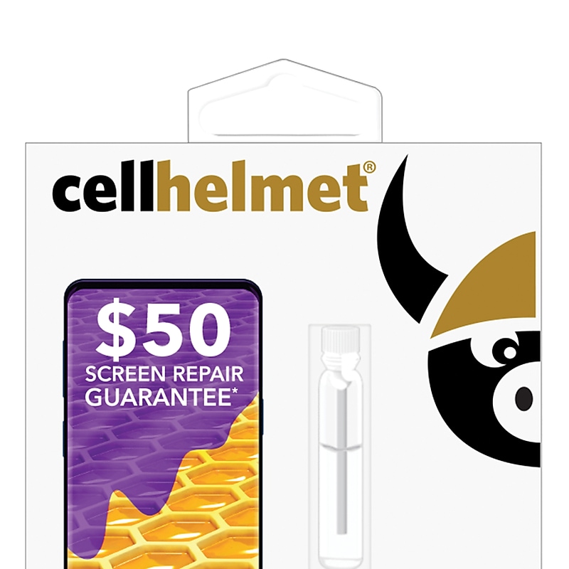 cellhelmet Liquid Glass Screen Protector for Phones and Watches with Glass Screens ($50 Screen Repair Coverage) (LSP-PHONE-50) image 1