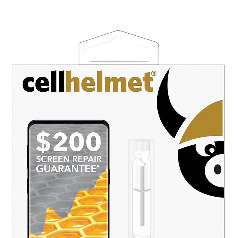 cellhelmet Liquid Glass Screen Protector for Phones and Watches with Glass Screens ($200 Screen Repair Coverage) (LSP-PHONE-200) image 1