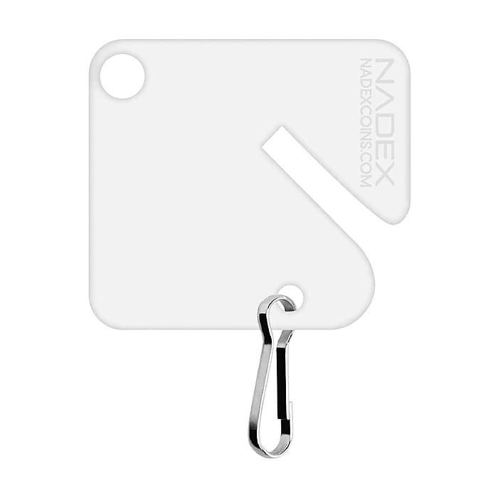 Nadex Coins Slotted Key Tags, 20 Pack, (NCS8-1148) | Staples