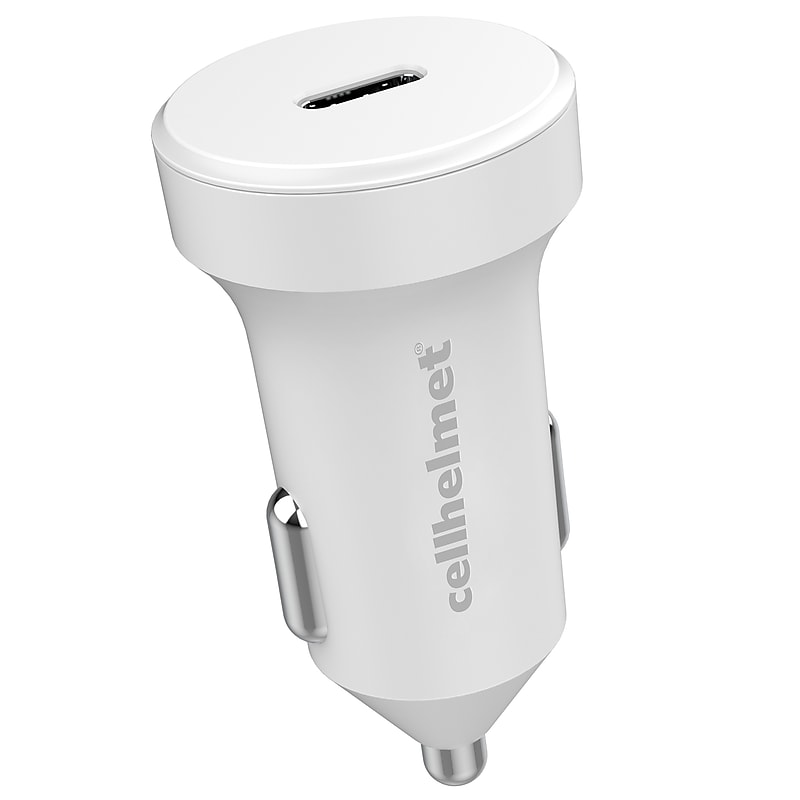 cellhelmet 20-Watt Single-USB Power Delivery Car Charger (CAR-PD-20W-W) image 1