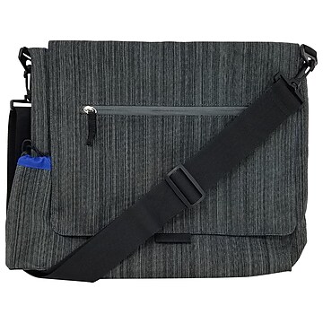 Targus Polyester Messenger Bag, Black (TCM004US) | Staples
