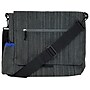 SO-MINE Fabric Messenger Bag, Charcoal/Cobalt (SM456)~#|#~sp154204692_sc7