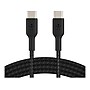 Belkin BOOST CHARGE 6.56' USB Type-C to Type-C Power Cable, Male to Male, Black (CAB004BT2MBK)~#|#~sp154205288_sc7