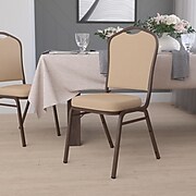 Flash Furniture Hercules Contemporary Metal Dining Chair, Copper (FDC01CPRTN)