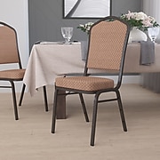Flash Furniture Hercules Contemporary Metal Dining Chair, Gold Vein Frame, 4/Pack (FDC01GVGO)