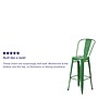 Flash Furniture Kai Contemporary Galvanized Steel Barstool, Green (CH3132030GBGN)~#|#~sp154582793_sc7