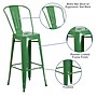 Flash Furniture Kai Contemporary Galvanized Steel Barstool, Green (CH3132030GBGN)~#|#~sp154582795_sc7