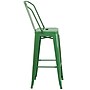 Flash Furniture Kai Contemporary Galvanized Steel Barstool, Green (CH3132030GBGN)~#|#~sp154582799_sc7
