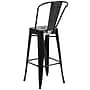 Flash Furniture Kai Contemporary Galvanized Steel Barstool, Black (CH3132030GBBK)~#|#~sp154583679_sc7