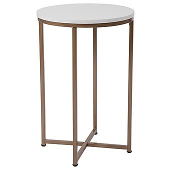 Flash Furniture HERCULES Series End Table, White (NANJH1787ET)