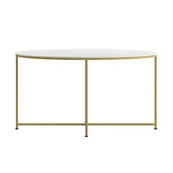Flash Furniture Hampstead Collection Coffee Table, White (NANJH1787CT)