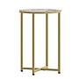 Flash Furniture Greenwich Collection End Table, Clear/Matte Gold (NANJH1786ET)~#|#~sp154583868_sc7