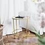 Flash Furniture Astoria Collection End Table, Clear/Matte Gold (NANJN21750ET)~#|#~sp154583872_sc7