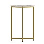 Flash Furniture Greenwich Collection End Table, Clear/Matte Gold (NANJH1786ET)~#|#~sp154583943_sc7